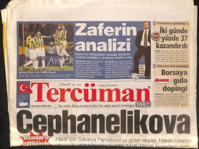 Tercüman Gazetesi 24 Şubat 2004 - İsrailde 82 Adet Nükleer Silah Var - Kıbrısta Bugün Yine Müzakere Günü GZ93655 - 1