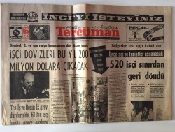 Tercüman Gazetesi 25 Ağustos 1970 - Demirel , 3. Ve Son Radyo Konuşmasını Dün Yaptı GZ11351 - 1