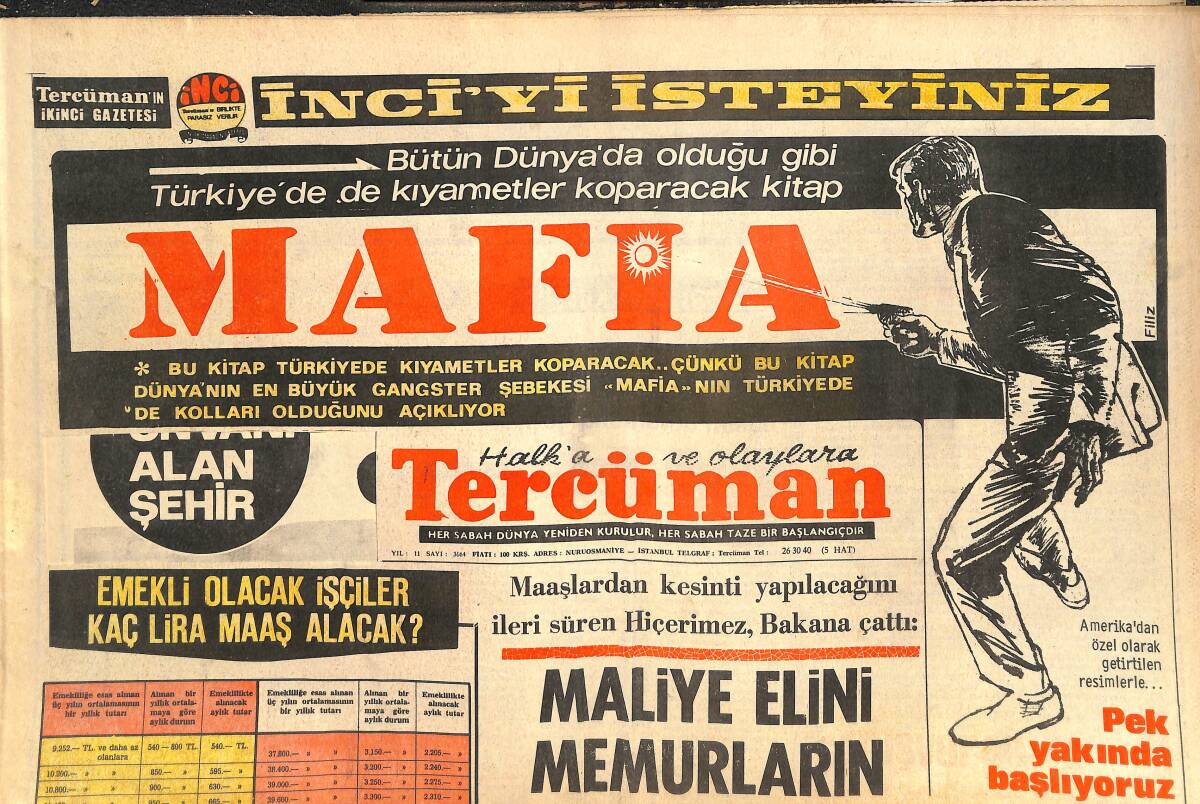 Tercüman Gazetesi 25 Aralık 1971 - Uluslararası Nafaka Anlaşmasına Katıldık - Emekli Olacak İşçiler Kaç Lira Maaş Alacak ? GZ144491 - 1