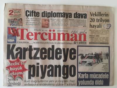 Tercüman Gazetesi 25 Aralık 2005 - Kart Mağdurlarına Yeni Yıl Müjdesi GZ11565 - 1