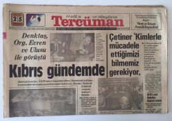 Tercüman Gazetesi 25 Ekim 1980 - Denktaş, Org. Evren Ve Ulusu İle Görüştü GZ11449 - 1