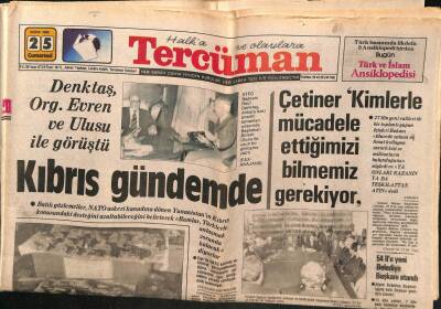 Tercüman Gazetesi 25 Ekim 1980 - Doğum Günü Hediyesi GZ55111 - 1