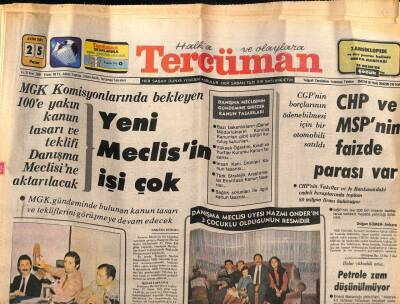 Tercüman Gazetesi 25 Ekim 1981 - Polonyada Bütün Bölgelere Askeri Birlikler Gönderiliyor GZ67258 - 1