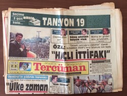 Tercüman Gazetesi 25 Eylül 1986 - Özal Muhalefetin ANAPa Karşı Tutumuna Haçlı İttifakı İsmini Koydu GZ10436 - 2