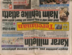 Tercüman Gazetesi 25 Eylül 1988 - Naim Süleymanoğlu Tehlike Atlattı GZ61433 - 2