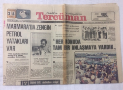 Tercüman Gazetesi 25 Haziran 1976 - Marmarada Zengin Petrol Yatakları Var - GZ17454 - 1