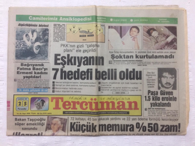 Tercüman Gazetesi 25 Haziran 1987 - Evren Batı Bizi Tanıyamadı - GZ17369 - 1