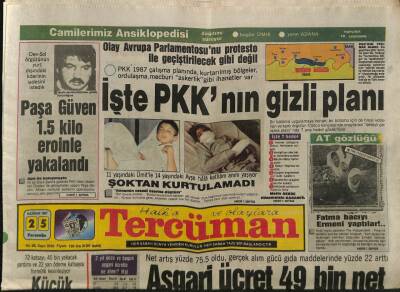 Tercüman Gazetesi 25 Haziran 1987 - Sandra Kim Bir Türk ile Evleniyor GZ83235 - 1