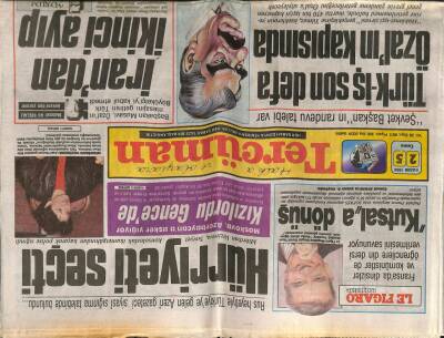 Tercüman Gazetesi 25 Kasım 1988 - İrandan İkinci Ayıp GZ61430 - 2