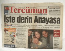 Tercüman Gazetesi 25 Kasım 2004 - İşte Derin Anayasa GZ5831 - 2