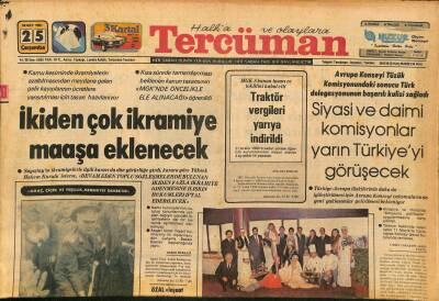 Tercüman Gazetesi 25 Mart 1981 - TOFAŞ Kartal Reklam Afişi - Türkiye-Galler Maçı GZ127420 - 1
