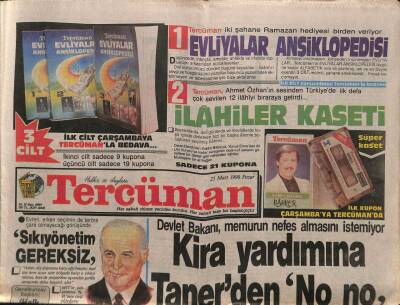 Tercüman Gazetesi 25 Mart 1990 - Kenan Kalav Sinemadan Nefret Ediyor ! GZ83269 - 1