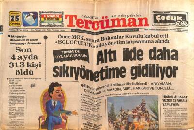 Tercüman Gazetesi 25 Nisan 1979 - Doğum Günü Hediyesi GZ55167 - 1
