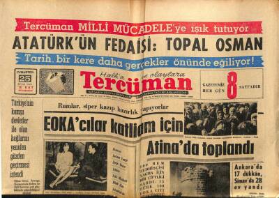 Tercüman Gazetesi 25 Ocak 1964 - Münir Özkul Yeniden General Oluyor GZ77501 - 1
