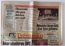 Tercüman Gazetesi 25 Ocak 1985 - TVde Siyaset Dizisi Başladı GZ10840 - 1