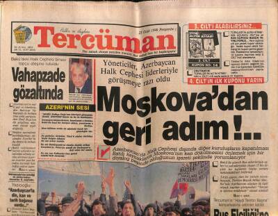 Tercüman Gazetesi 25 Ocak 1990 - Asala Militanları Türkiyeye Sızdı GZ90916 - 1