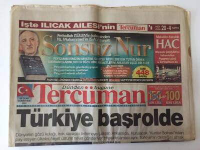 Tercüman Gazetesi 25 Ocak 2003 - Irak Savaşın da Türkiye Başrolde GZ10745 - 1