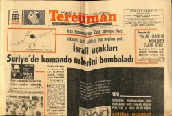 Tercüman Gazetesi 25 Şubat 1969 - Arap Komandolarının Zürih Sabotajına Karşı Beklenen İsrail Saldırısı Dün Meydana Geldi GZ65696 - 1