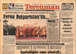 Tercüman Gazetesi 25 Şubat 1982 - Gönül Akkor , Yeni Yaşı İle Yeni Kararlar Aldı... - Evren Bulgaristanda... GZ127683 - 1