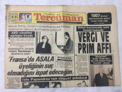 Tercüman Gazetesi 25 Şubat 1985 - Beyaz Saray,Özalın Ziyaretine Kadar Ermeni Tasarısının Askıya Alınmasına Çalışıyor - GZ17171 - 2