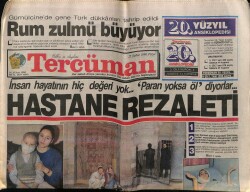 Tercüman Gazetesi 25 Şubat 1990 - Kayahan Eurovision Yolcusu GZ61568 - 2