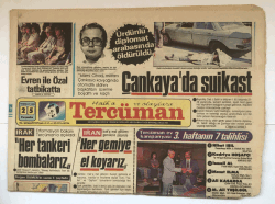 Tercüman Gazetesi 25 Temmuz 1985 - Ürdünlü Diplomat Arabasında Öldürüldü GZ5364 - 2