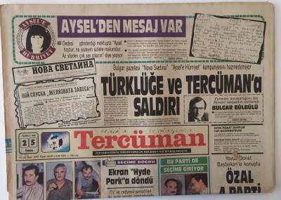 Tercüman Gazetesi 25 Temmuz 1986 - Semra Türel Ekranın Yeni Gediklisi GZ13935 - 1