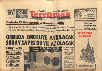 Tercüman Gazetesi 26 Ağustos 1967 - Kral Faysal , Sarayının 40 Köşesi İçin 5 Milyonluk Eşya Ismarladı GZ118989 - 1