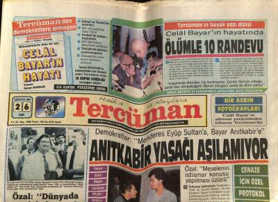 Tercüman Gazetesi 26 Ağustos 1986 - Doğum Günü Hediyesi GZ54147 - 1