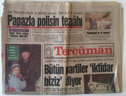 Tercüman Gazetesi 26 Ağustos 1991 -Lozanı Ayaklar Altına Alan Yunanistan Batı Trakyada Terör Estiriyor GZ11556 - 2