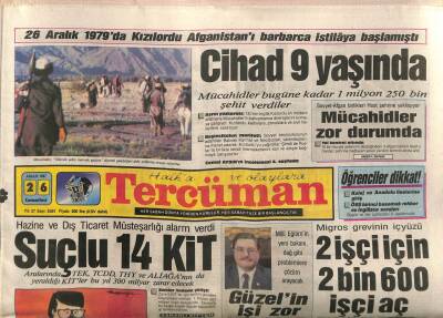 Tercüman Gazetesi 26 Aralık 1987 - 26 Aralık 1979da Kızılordu Afganistanı Barbarca İstilaya Başlamıştı GZ83219 - 1