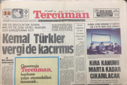Tercüman Gazetesi 26 Ekim 1976 - Kemal Türkler Vergide Kaçırmış - GZ12784 - 1