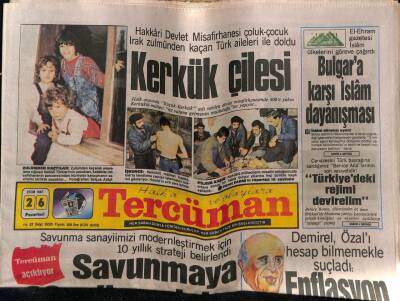 Tercüman Gazetesi 26 Ekim 1987 - Doğum Günü Hediyesi GZ54132 - 1