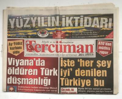 Tercüman Gazetesi 26 Ekim 2006 - Çanakkalede Hastaneleri Bile Bombalamışlar GZ7005 - 2