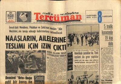 Tercüman Gazetesi 26 Eylül 1967 - Hükümetimiz NATOdan Nükleer Mayın İstiyecek GZ67701 - 2