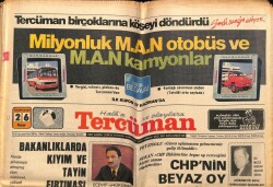 Tercüman Gazetesi 26 Haziran 1977 - CHPnin Beyaz Oy Ümitlerinde Fire Var GZ65744 - 1