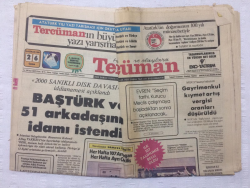 Tercüman Gazetesi 26 Haziran 1981 - Baştürk Ve 51 Arkadaşının İdamı İstendi - GZ17404 - 2