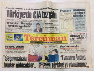 Tercüman Gazetesi 26 Kasım 1987 - Doğum Günü Hediyesi GZ53564 - 1