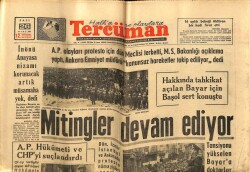 Tercüman Gazetesi 26 Mart 1963 - İnönü Anayasa Nizamı Korunacak Artık Müsamaha Yok , dedi GZ70622 - 1