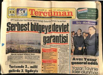 Tercüman Gazetesi 26 Nisan 1985 - Doğum Günü Hediyesi GZ54439 - 1