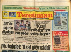 Tercüman Gazetesi 26 Nisan 1987 - Özal İstikrar İçinde Kalkınıyoruz GZ65247 - 1