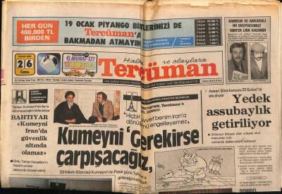 Tercüman Gazetesi 26 Ocak 1979 - Yeşilçamın Yenileri Eskiler Kadar Şanslı Değil !... Müjde Ar - Gülşen Bubikoğlu - Necla Nazır - Perihan Savaş GZ69062 - 3