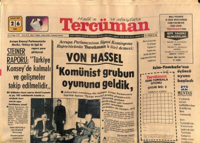 Tercüman Gazetesi 26 Ocak 1982 - Doğum Günü Hediyesi GZ54478 - 1