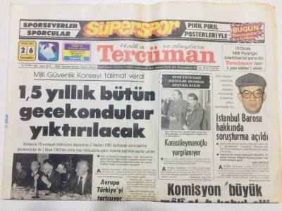 Tercüman Gazetesi 26 Ocak 1983 - Doğum Günü Hediyesi GZ53643 - 1
