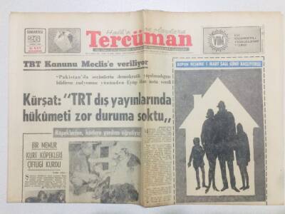 Tercüman Gazetesi 26 Şubat 1966 - Şam Hariç Bütün Suriye İhtilale Karşı Cephe Aldı GZ53510 - 1
