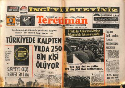 Tercüman Gazetesi 26 Şubat 1971 - Giresunda Bir Kaynana Gelinini Bıçaklayıp Hela Çukuruna Gömdü GZ54172 - 1