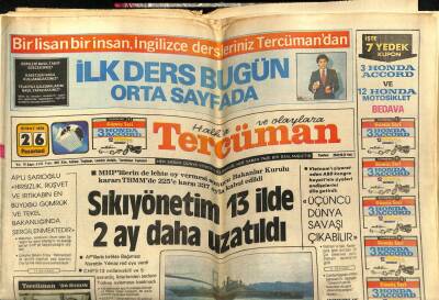 Tercüman Gazetesi 26 Şubat 1979 - Doğum Günü Hediyesi GZ54837 - 1
