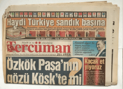 Tercüman Gazetesi 26 Şubat 2007 - Kaçak Et Yiyoruz GZ5848 - 1