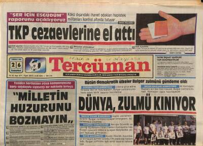 Tercüman Gazetesi 26 Temmuz 1986 - Menderesin Çiftlik Kahyası Öldürülüyor !.. GZ83328 - 1