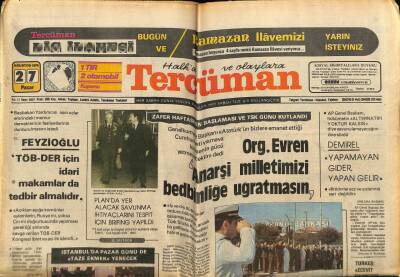 Tercüman Gazetesi 27 Ağustos 1978 - TV , Ajda Pekkanın Halka Dönük Konserini Renkli Olarak Filme Aldı GZ65415 - 1